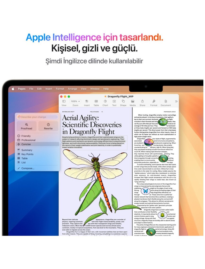 Apple MacBook Air M4 16GB 256GB SSD macOS 13" Taşınabilir Bilgisayar Yıldız Işığı MW0Y3TU/A