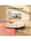 Roborock Q8 Max Pro Plus Akıllı Robot Süpürge Beyaz